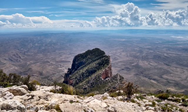 The back of El Capitan from Guadalupe Peak